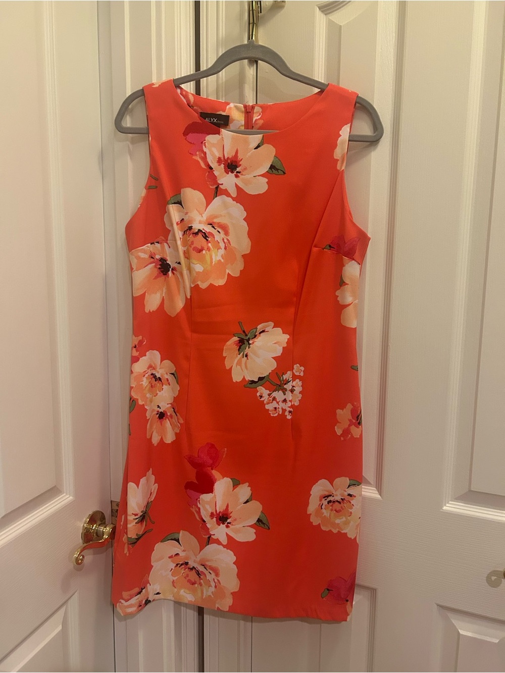 Alyx Coral Floral Sheath Dress